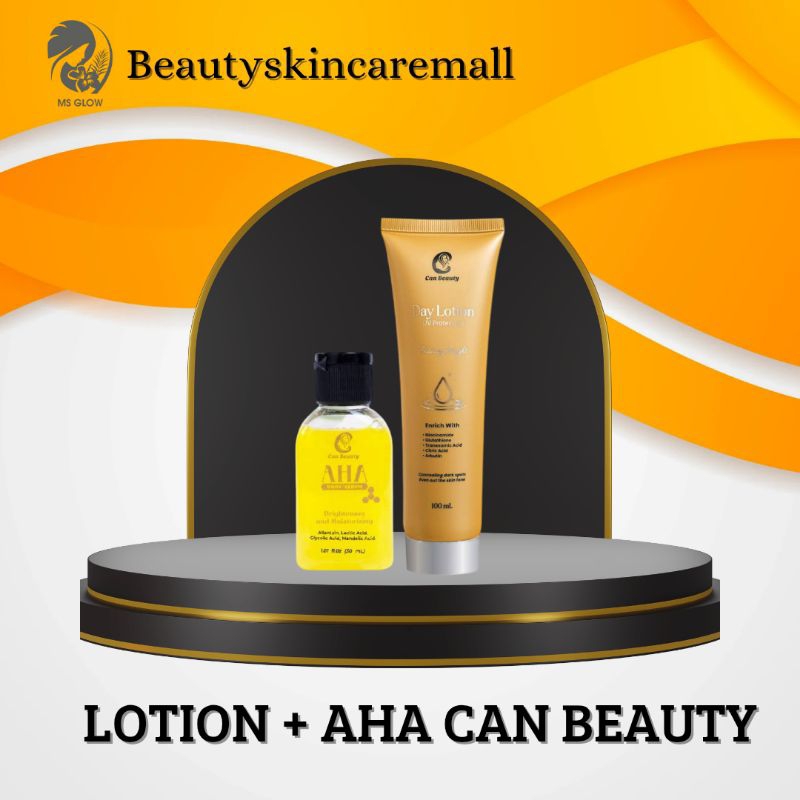BODY LOTION + AHA CAN BEAUTY