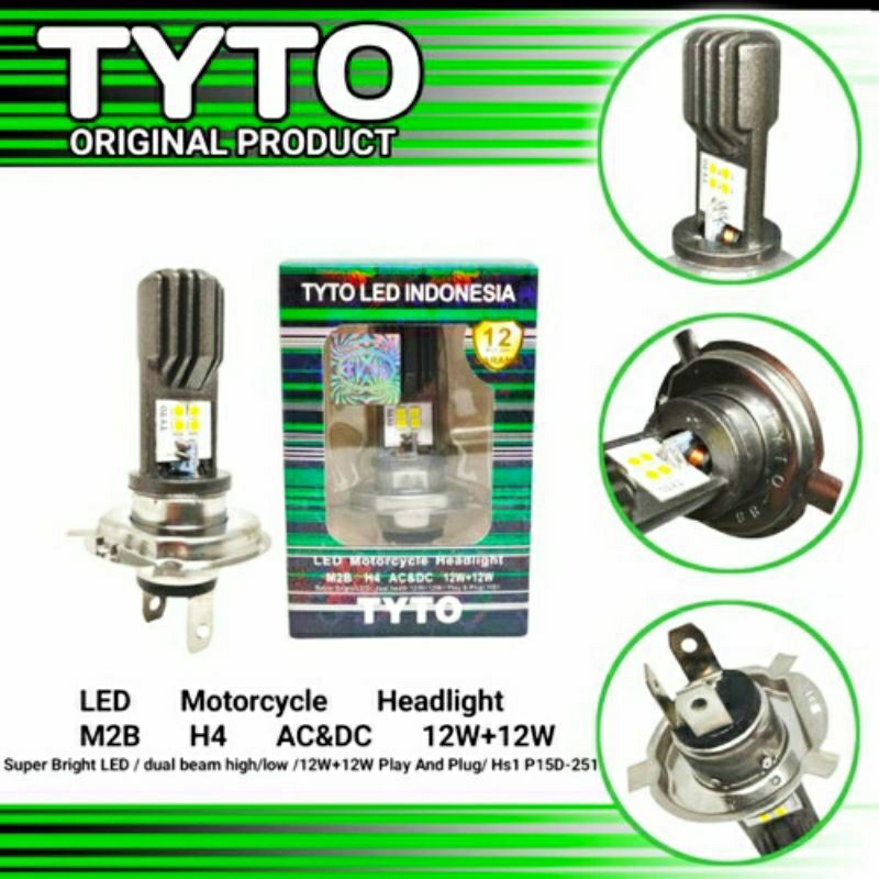 Bohlam Lampu Depan LED Vixion Scorpio Z Byson Verza Scoopy Fi CB150R CBR Megapro New KLX 150 Athlete