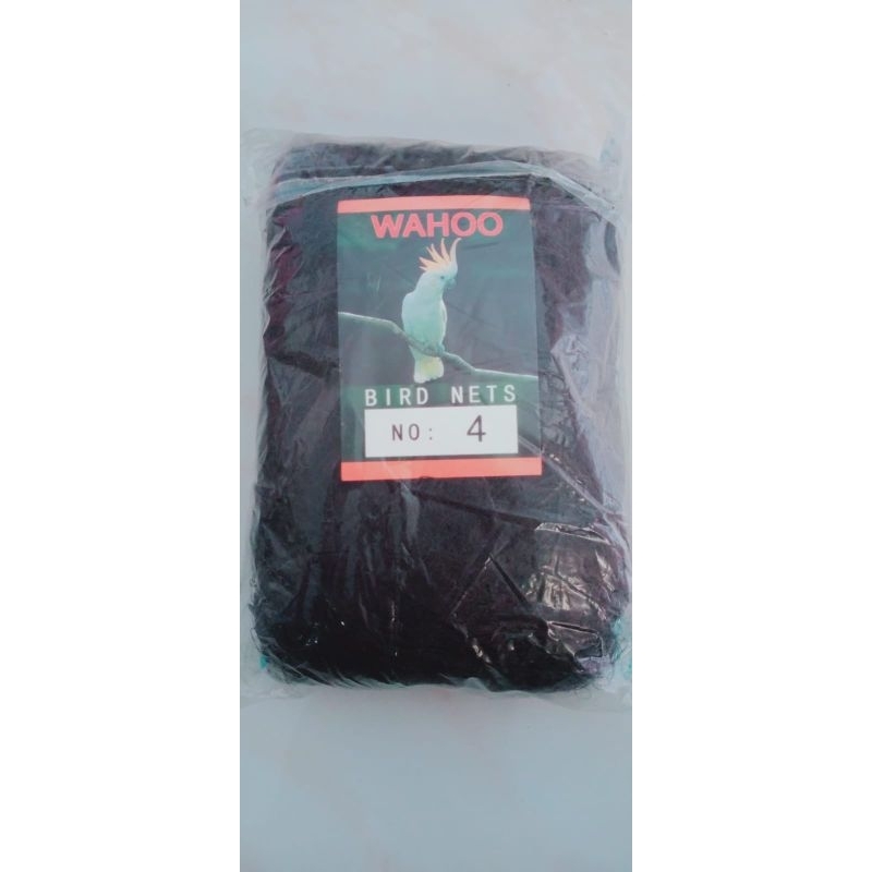 jaring burung nylon warna hitam/jaring burung emprit/jaring burung perkutut/jaring burung awet tahan