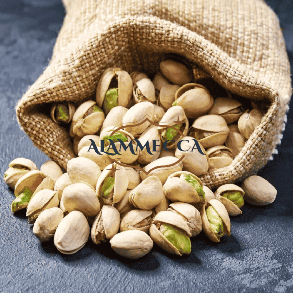 

Kacang Murah Pistachio Fustuk By Alammecca 250g, Renyah Manis Gurih Asin