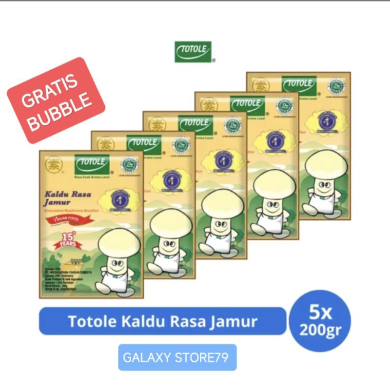 

TOTOLE KALDU RASA JAMUR/MUSHROOM VEGAN FOOD 200 GRAM X 5 PCS