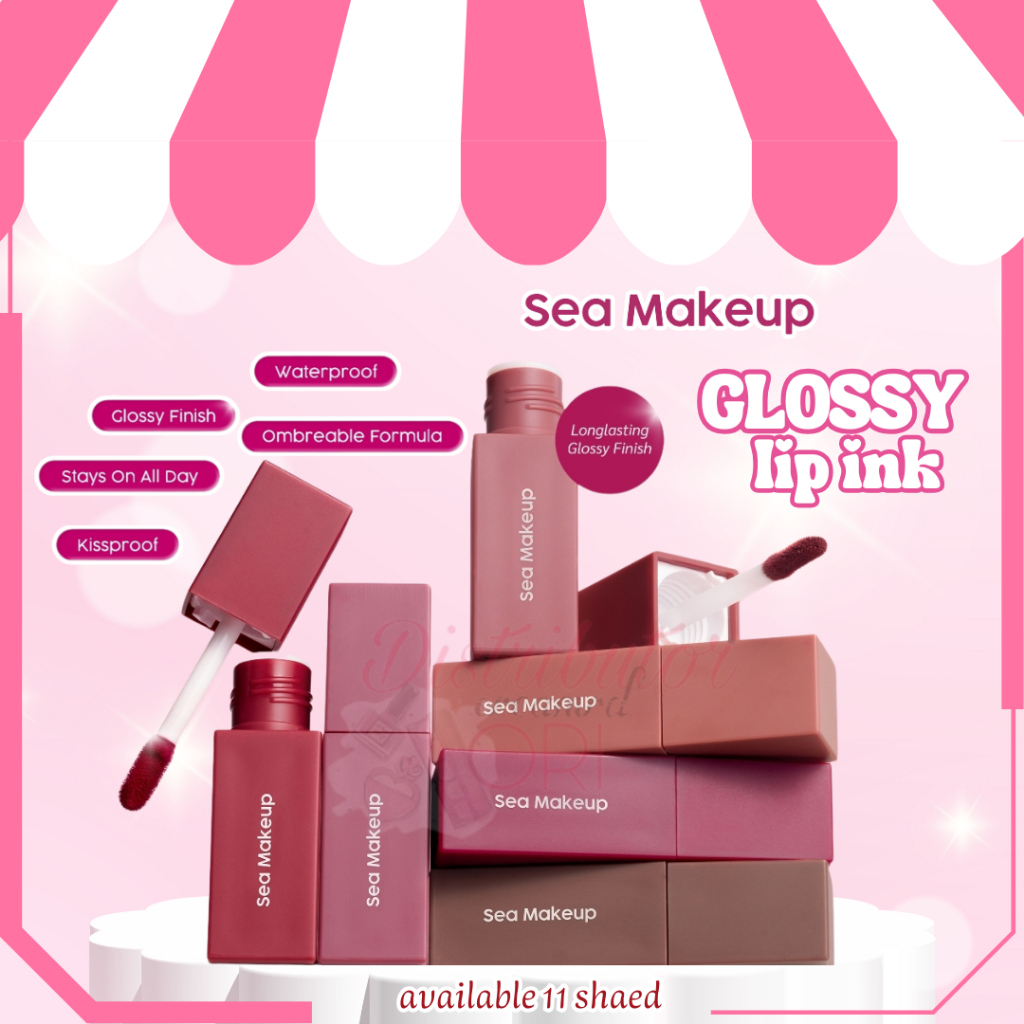Sea Makeup Lacquer Shake Lip Ink |  lip ink - Glossy Finish Liquid Lipstik Liquid Lipstick Liptint