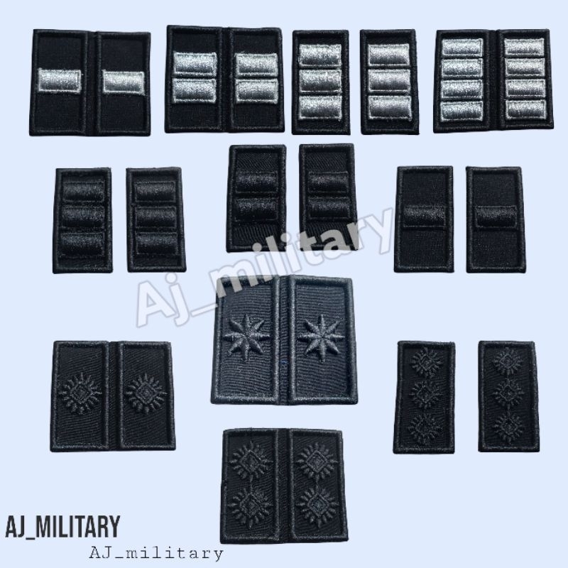 PANGKAT POLSUSPAS KEMENKUMHAM PDL HITAM BORDIR TIMBUL