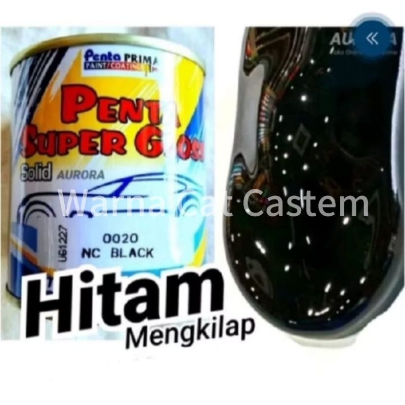 Cat Penta Super Gloss NC Black 0020 Hitam Mengkilap/Hitam Glossy
