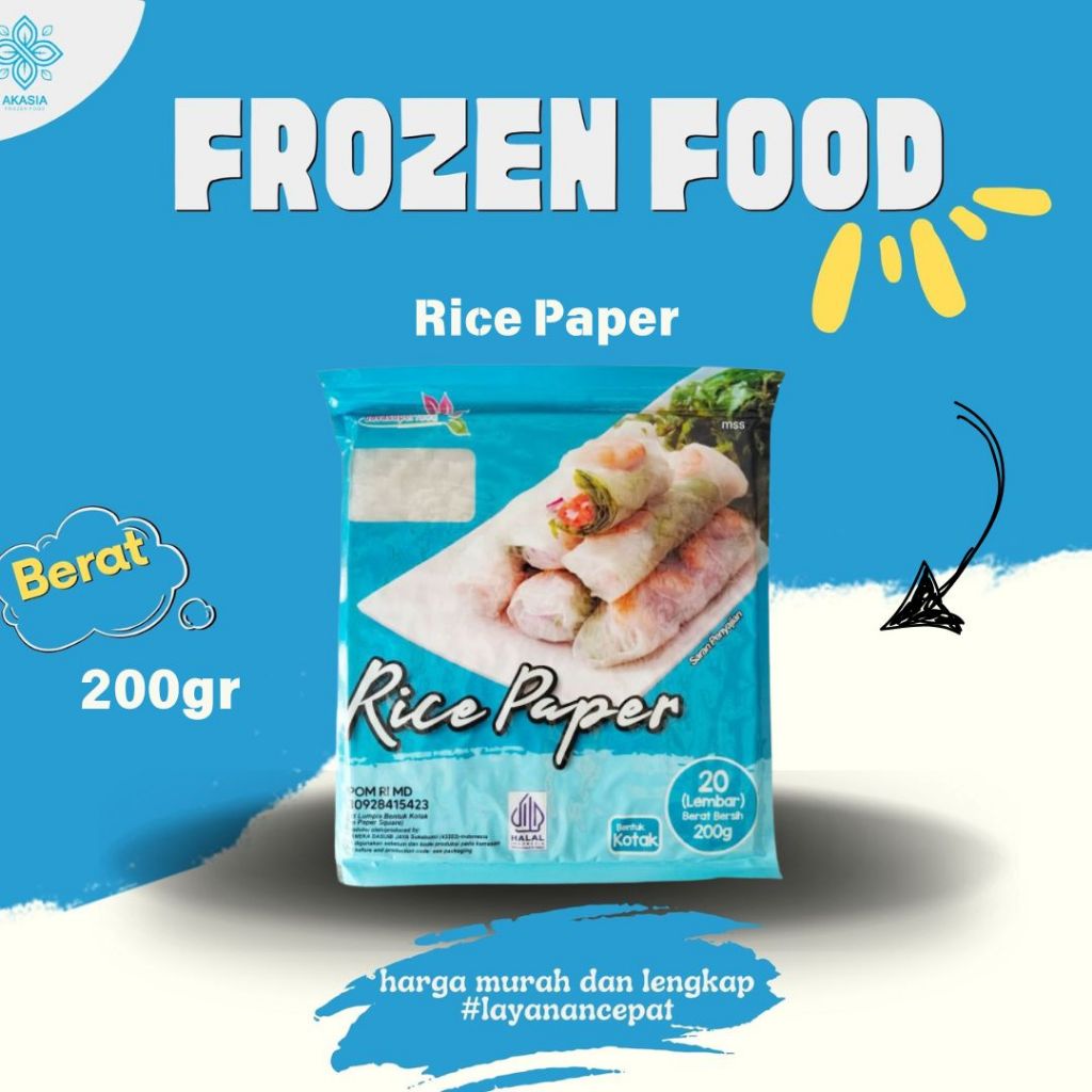 

Rice Paper isi 20 lembar