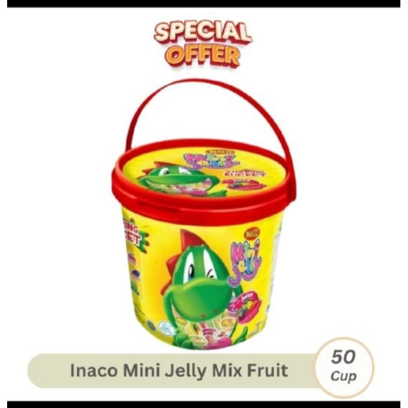 

Jelly inaco mini kemasan toples isi 50 cup