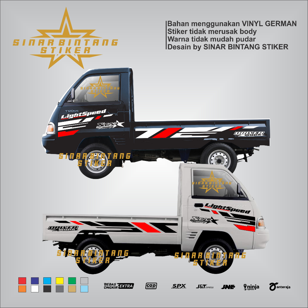 Stiker cuting pick up t120ss futura stiker variasi striping pickup futura t120ss
