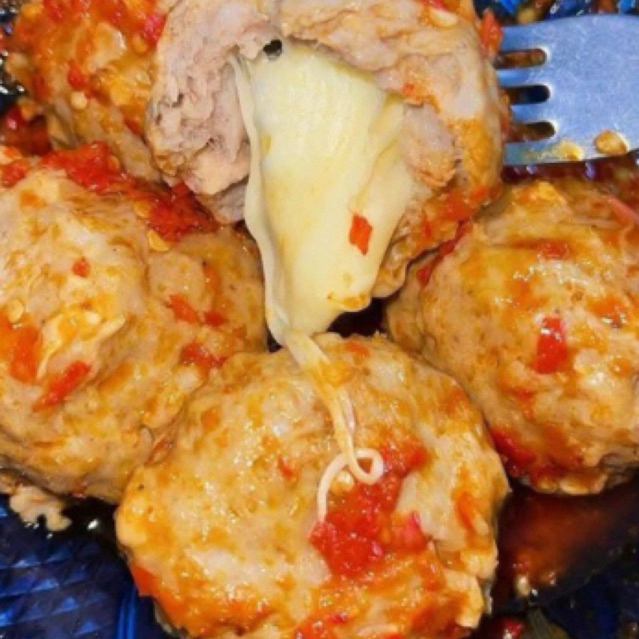 

Baso isi Keju Mozzarella