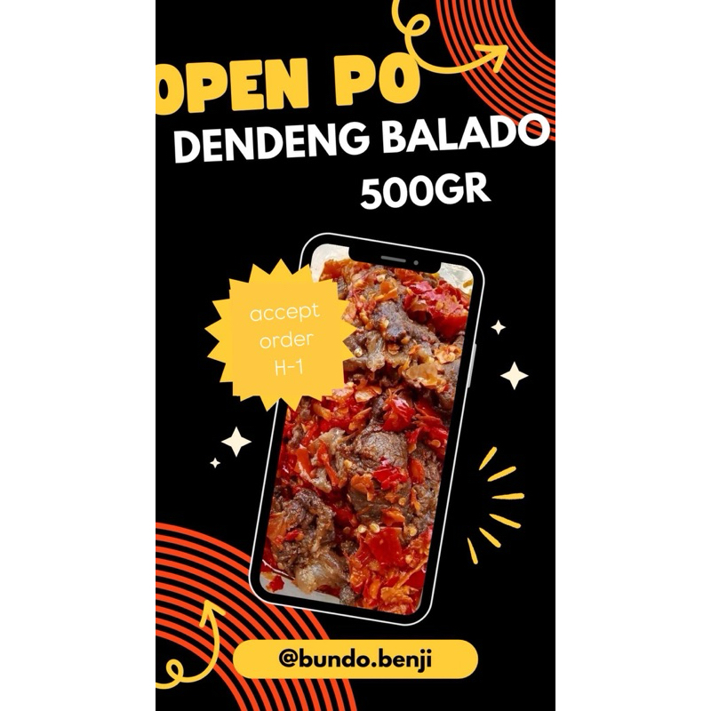 

DENDENG BALADO 500GRAM ASLI