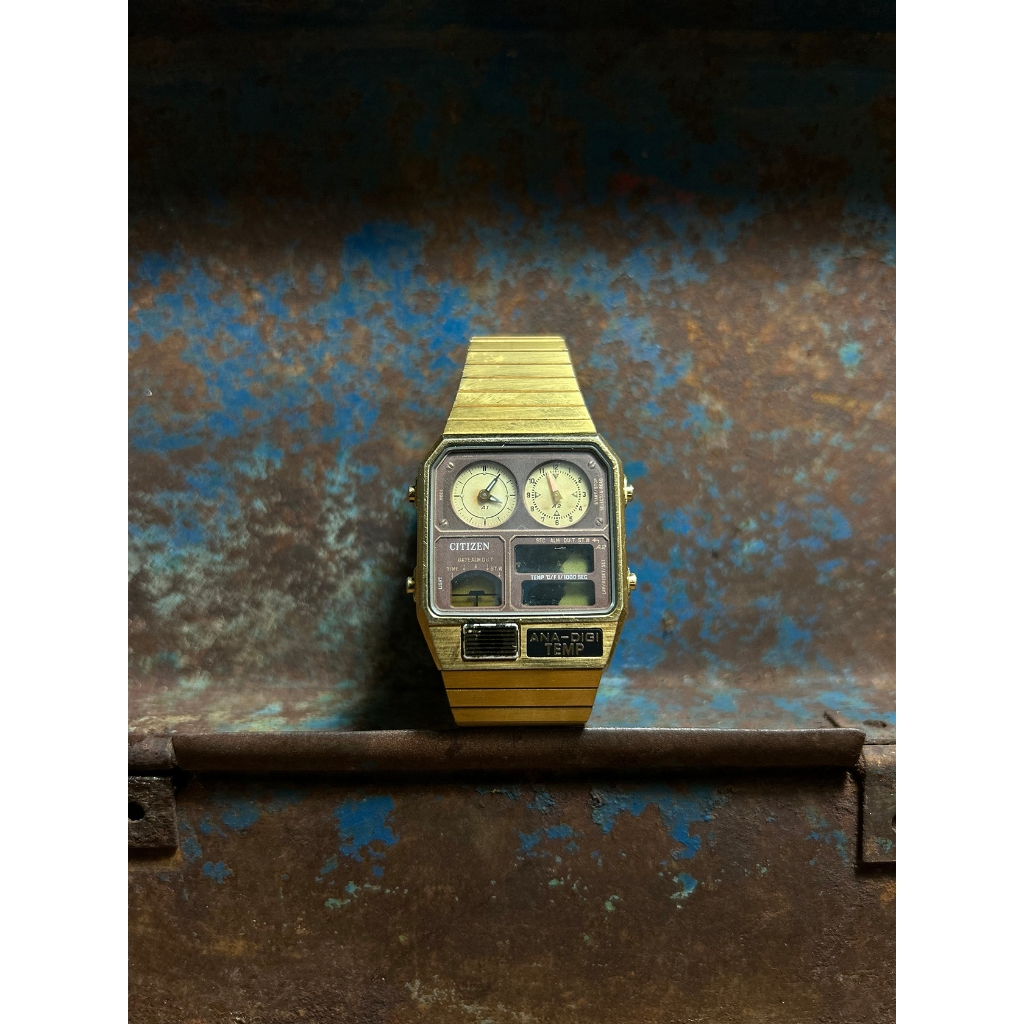 Jam citizen anadigi temp 8982 analog digital BAHAN PIKIRAN