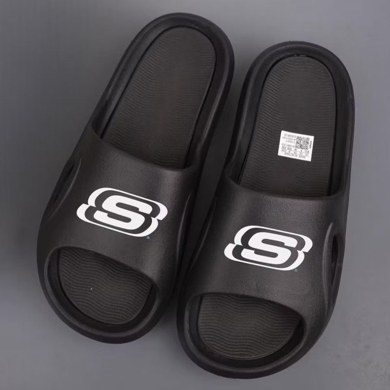 SANDAL SLOP SKECHERS ORIGINAL PRIA SENDAL SLIP ON KARET TERBARH