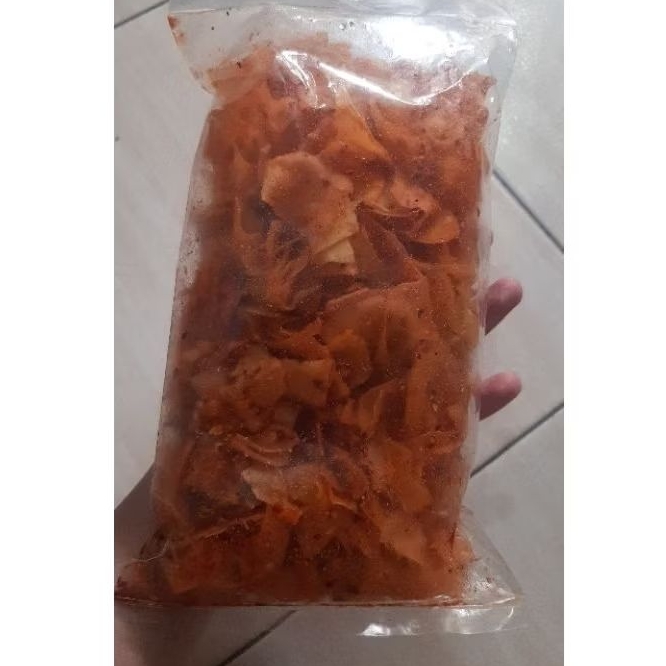

Keripik Setan / Singkong 250gr / Keripik Singkong Pedas / Cemilan Makanan Ringan