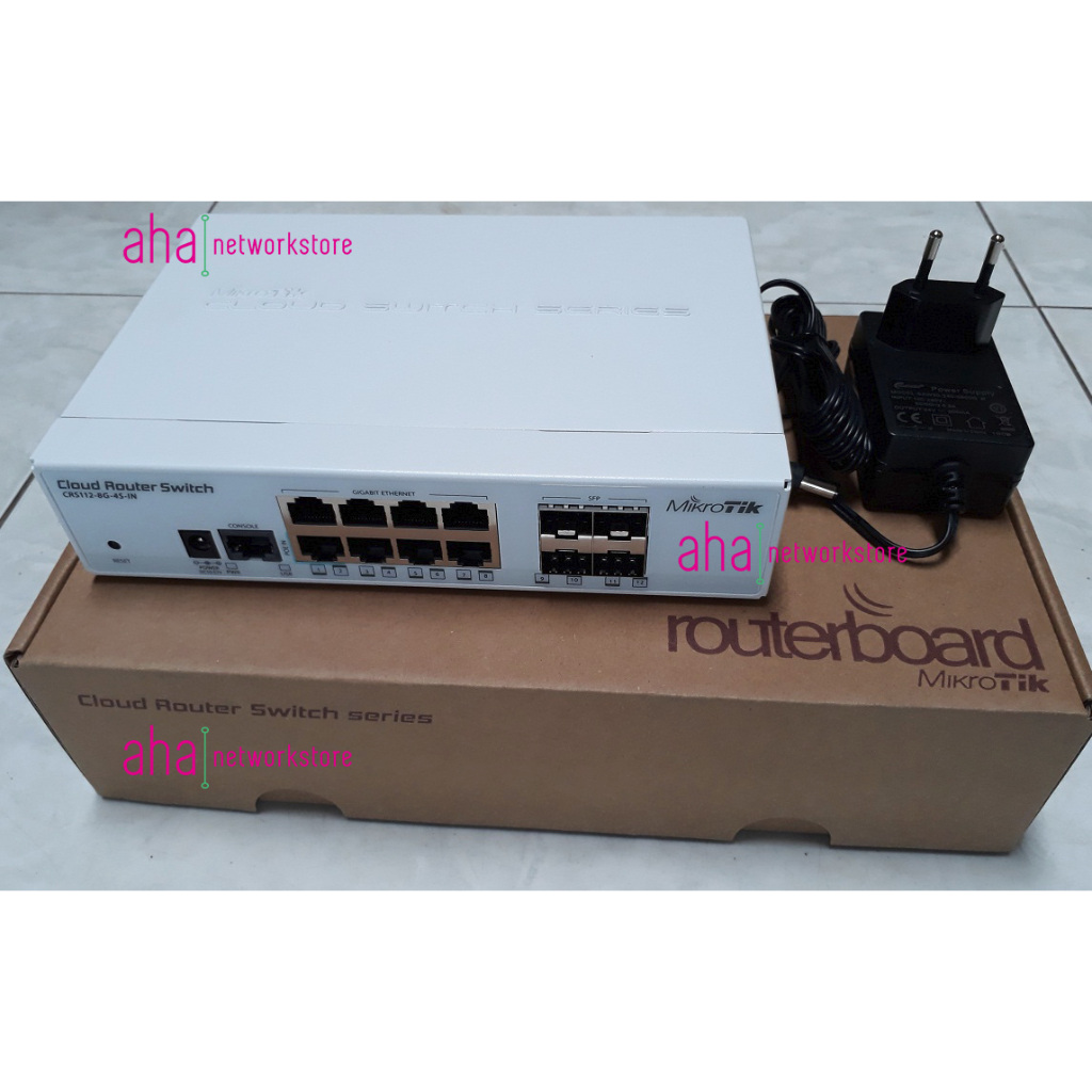 CRS112 8G 4S IN Mikrotik CRS112 8G 4S IN 8x Gigabit, 4x SFP cages MIKROTIK CRS112-8G-4S-IN