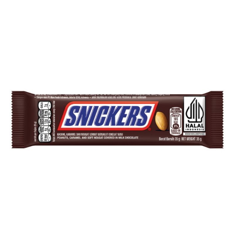 

Snickers Cokelat Batang / 35gr / 51gr