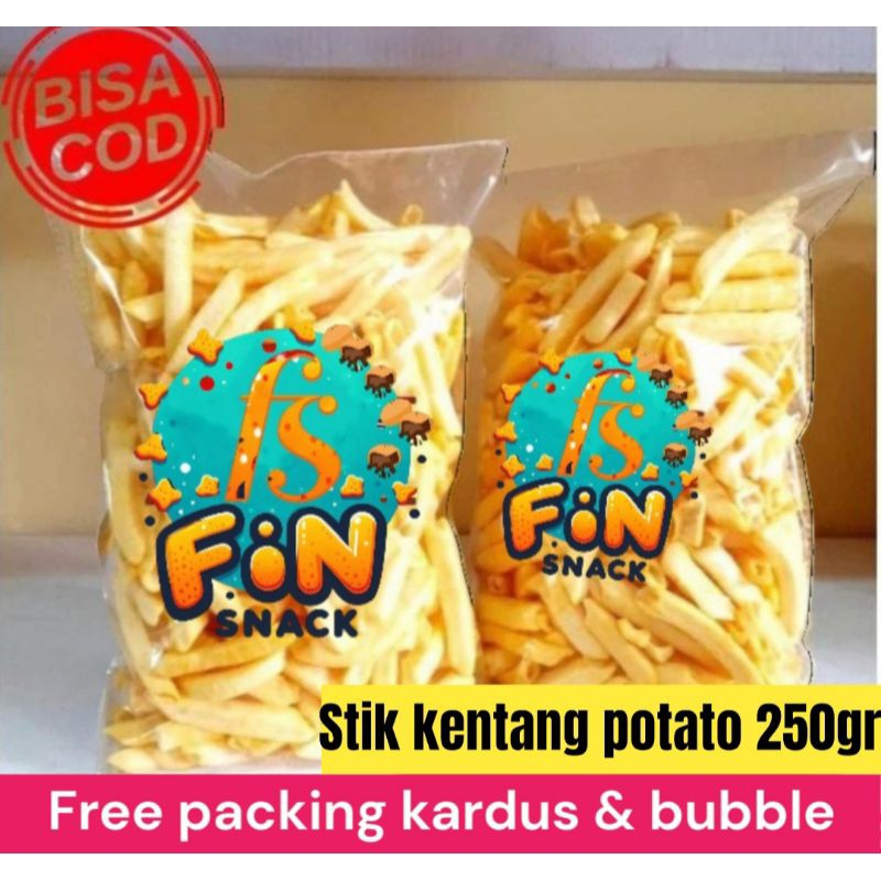 

Makanan Ringan Stik Kentang Potato Jagung Bakar Snack Kiloan 250 Gram