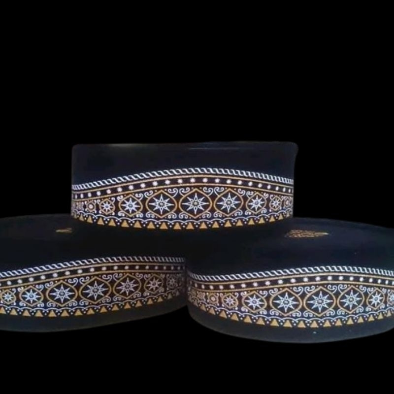 peci hitam full batik#peci full sablon#peci polos sablon