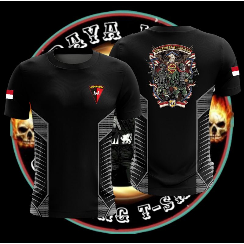Kaos Jersey Sablon Brimob Nusantara / kaos atasan pria Brimob Nusantara / baju pria Brimob Nusantara