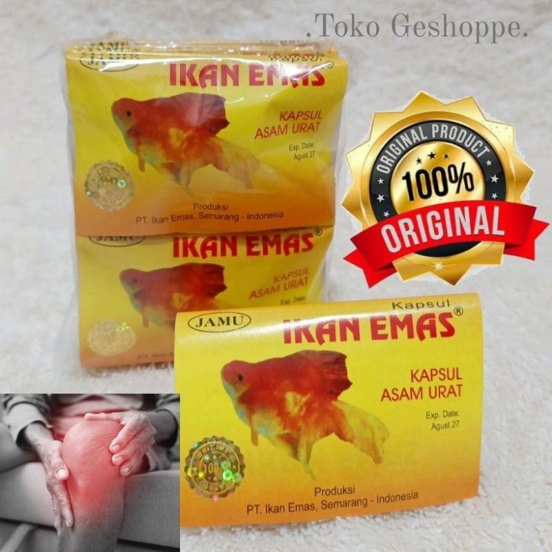 PROMO JAMU ASAM URAT CAP IKAN EMAS ORIGINAL
