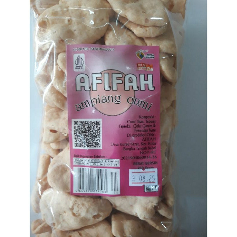 

Kerupuk Ampiang Cumi AFIFAH 250 gr