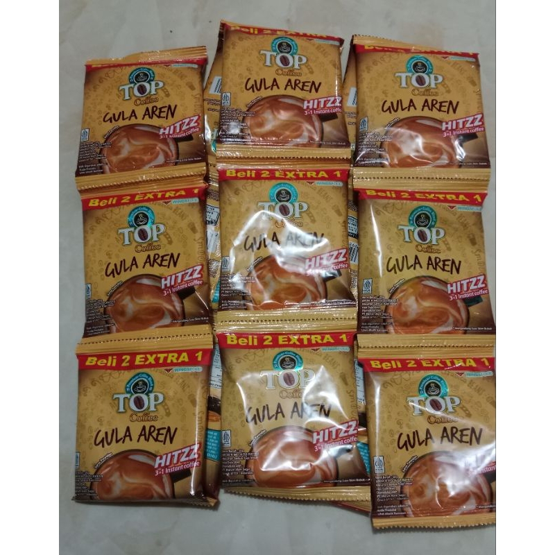

top kopi gula aren 1 renteng isi 15 sachet
