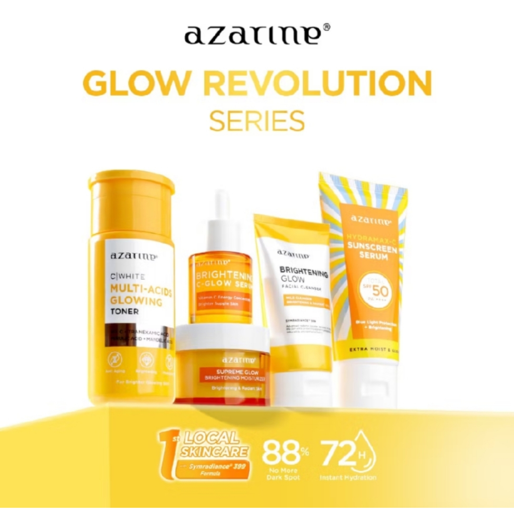 Azarine Glow Revolution Series - Paket Skincare 5pcs