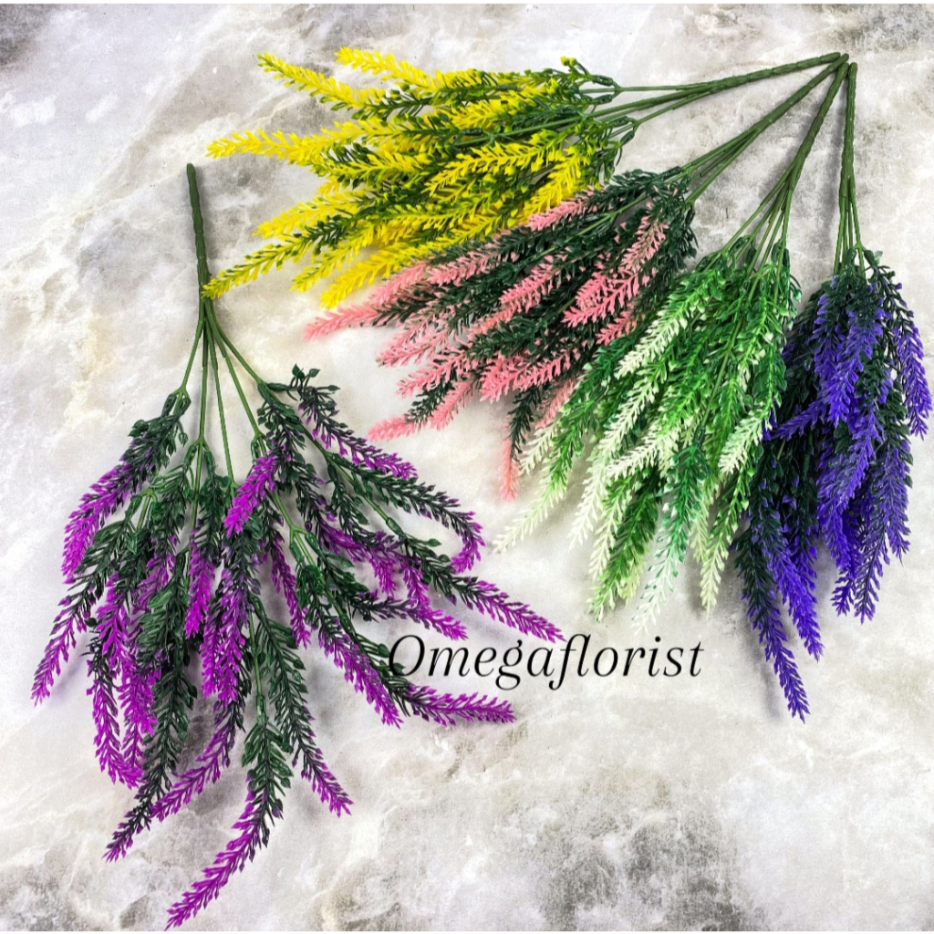 Acc Lavender Plastik / Bunga Artificial / Bunga Plastik / Bunga Dekorasi / Dekorasi Pernikahan / Per