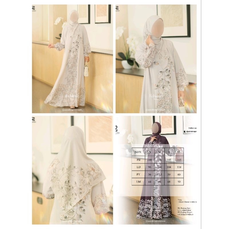 FAHIMA SERIES By Azzahra Premium Syari