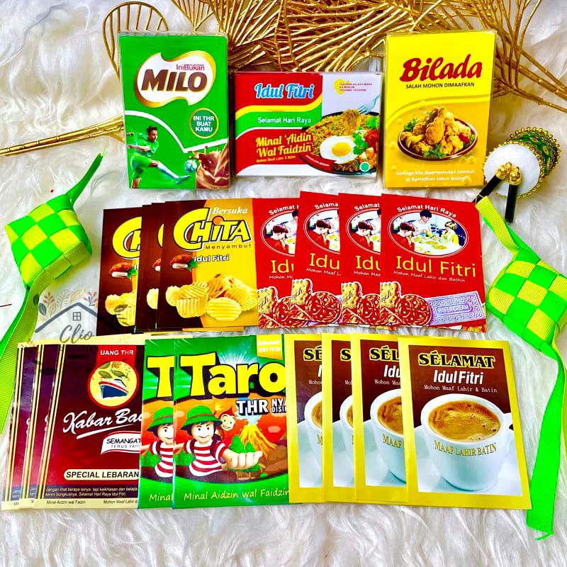 

Amplop Lebaran Motif Snack / Amplop THR Idul Fitri 2025