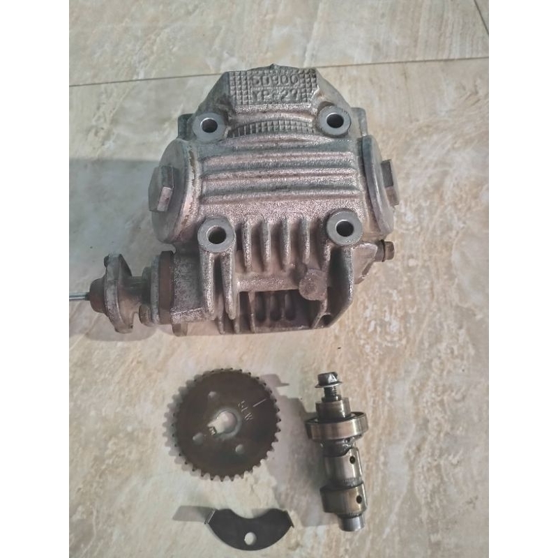 BLOK HEAD/ BLOK KLEP SATU SET YAMAHA VEGA ZR, JUPITER ROBOT