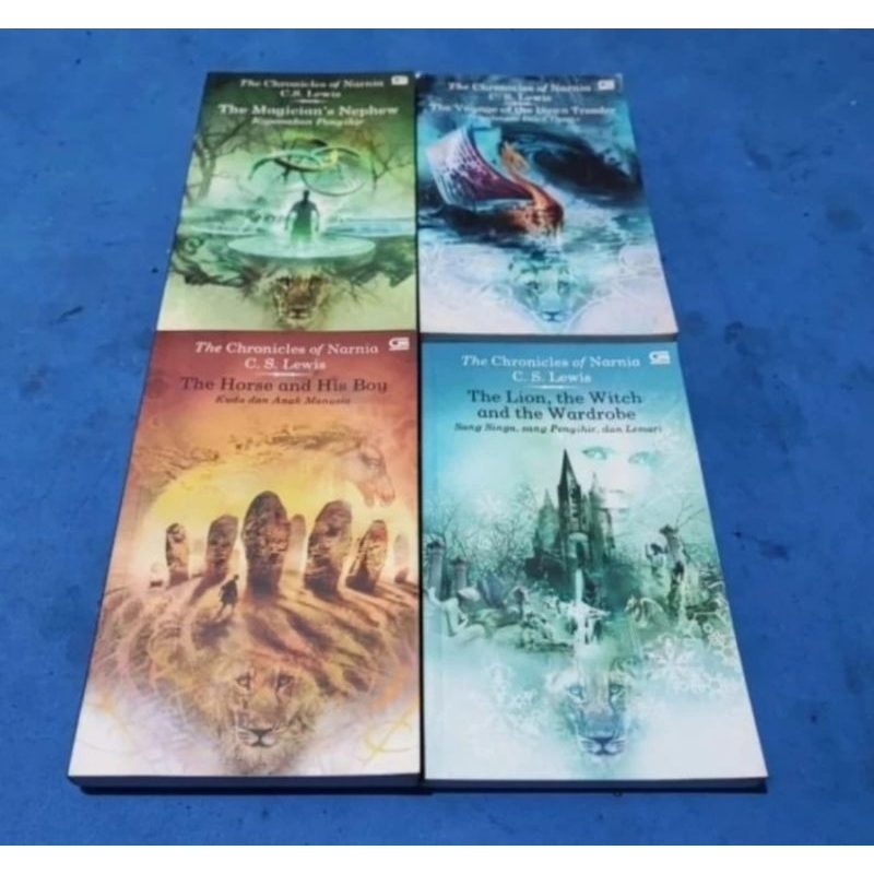 PAKET 4 BUKU C.S LEWIS - THE HORSE AND HIS BOY+ THE VOYAGE OF THE D