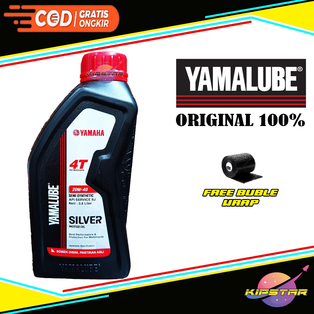 OLI YAMALUBE SILVER 800ml ORIGINAL / YAMALUBE SILVER MOTOR BEBEK YAMAHA