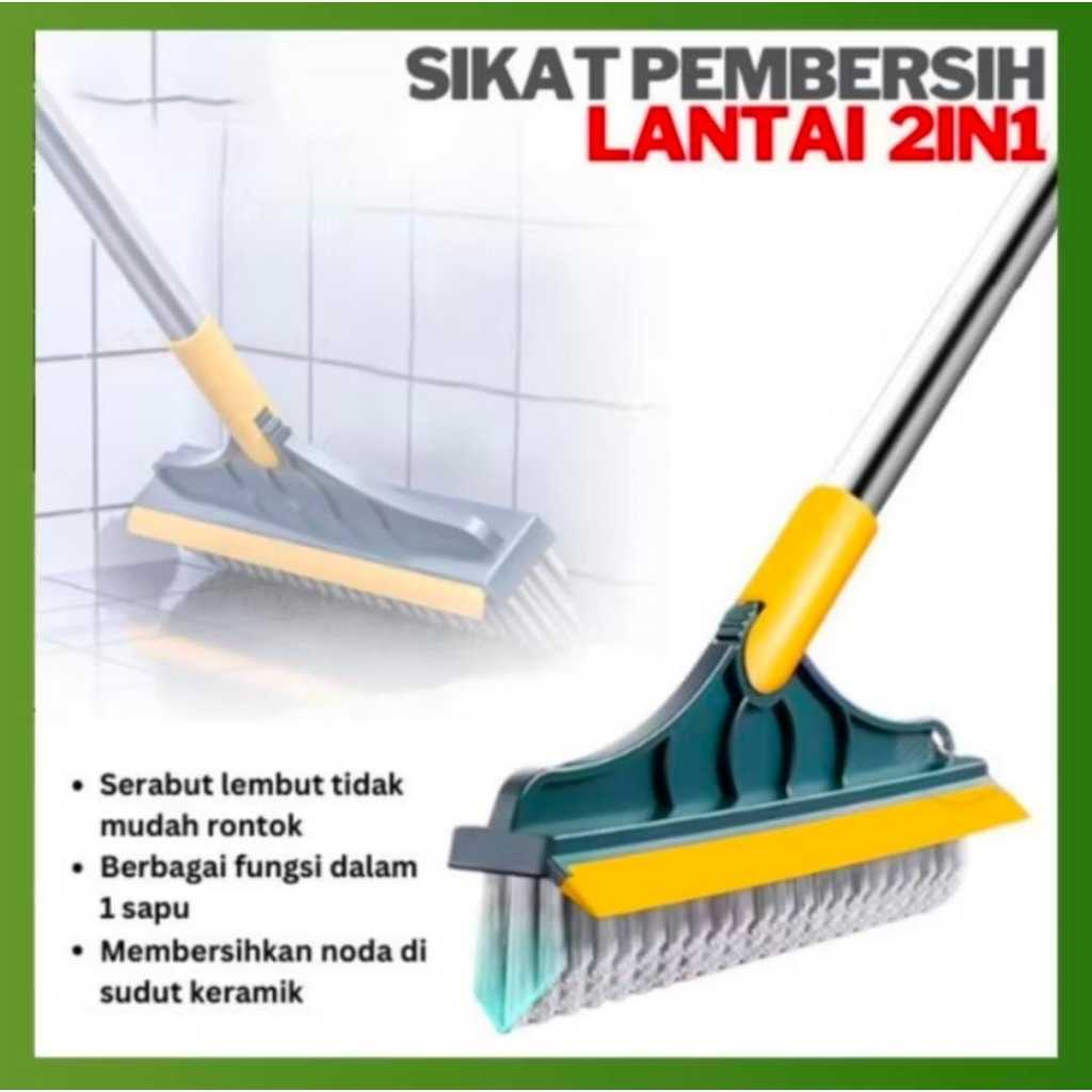 Sikat Lantai Kamar Mandi 2in1 / Sikat Kamar Mandi