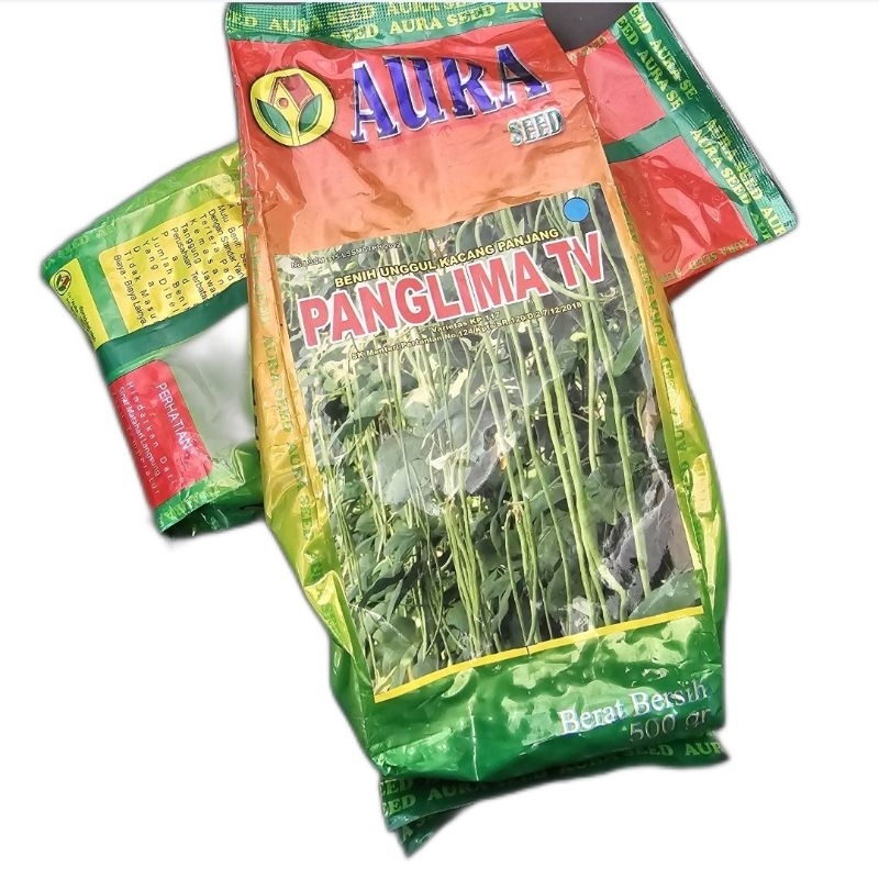 BIBIT BENIH KACANG PANJANG PANGLIMA 500GRAM aura seed