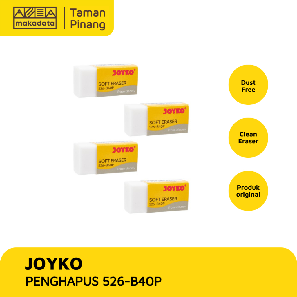 

JOYKO STIP | PENGHAPUS B-40 PUTIH SET OF 4 MURAH
