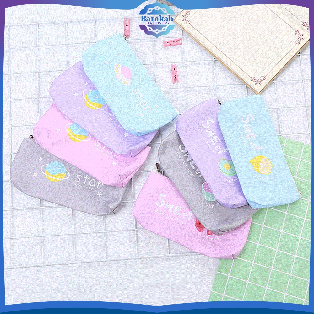 

Tempat Penyimpanan Pulpen Alat Tulis Pencil Case Fruit Tempat Pensil Buah Sweet Simple Perlengkapan Sekolah Lucu Barakah Stationery A51