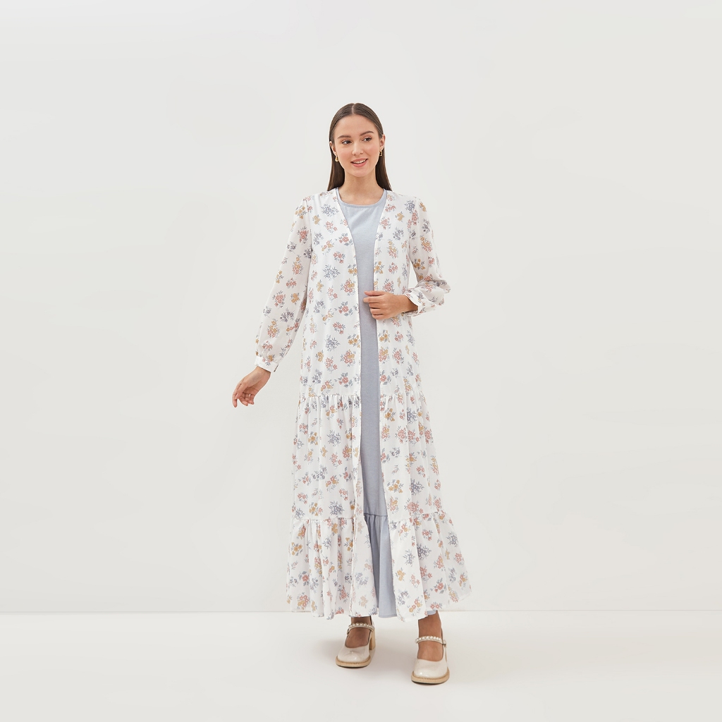 GRAPHIS Set Floral Outer Maxi Dress