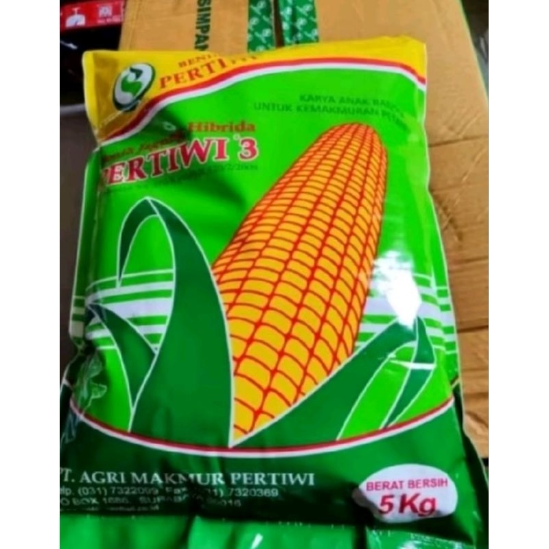 benih jagung Pertiwi 3 kemasan 5kg