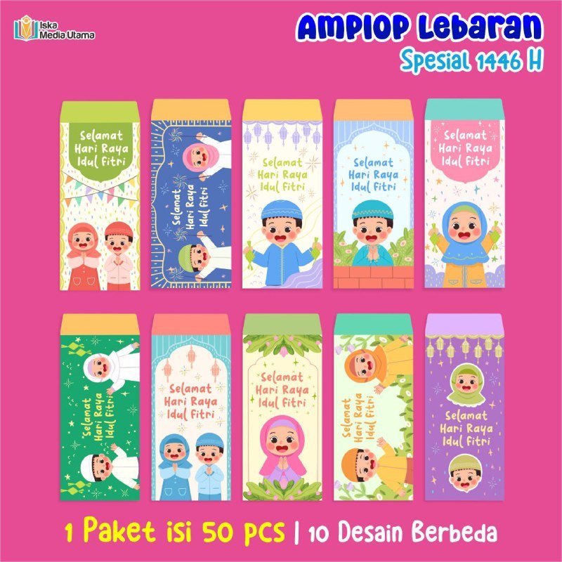 

Amplop Lebaran 2025 (Isi 10) - Idul Fitri - Iska Media Utama