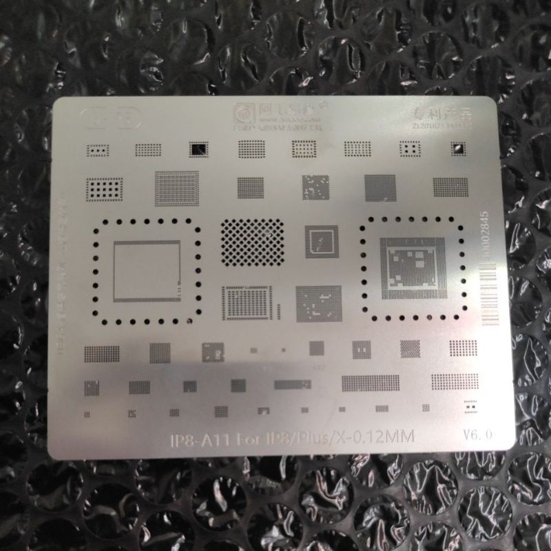 PLAT BGA AMAOE CETAKAN IC CPU IP A11/ IPHORNE 8/8G original/kode:U-IP5