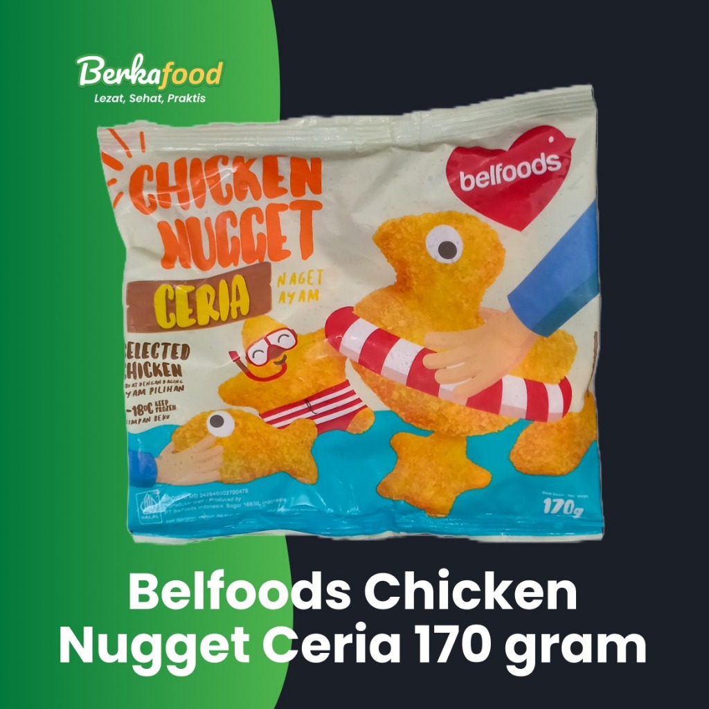 

Belfoods Chicken Nuget Ceria 170 gram