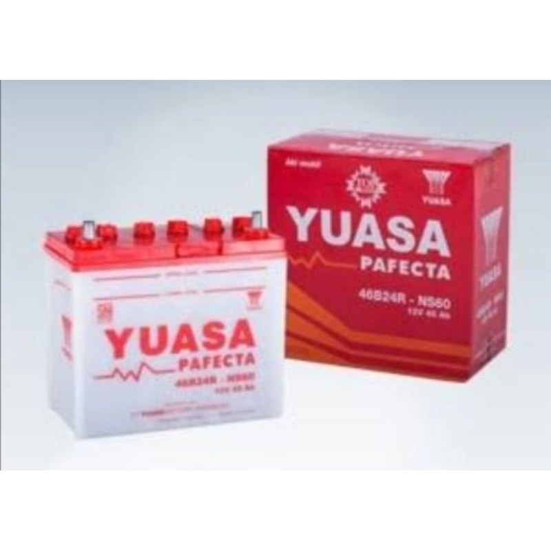 AKI MOBIL NS60 MERK YUASA  UNTUK AVANZA, XENIA, APV, DLL