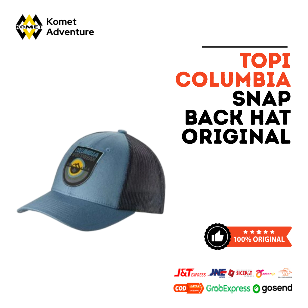 Topi Columbia Snap Back Hat Original | Topi columbia
