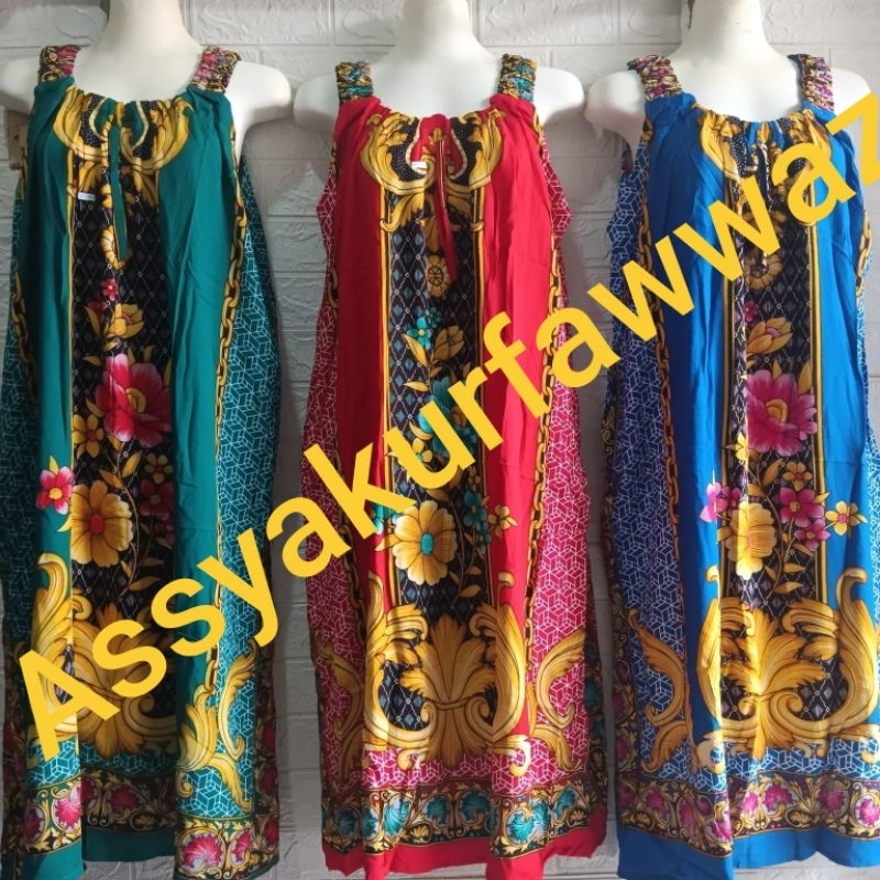 DASTER  BATIK ASSYAKURFAWWAZ MODEL YUKENSI LD 130 MOTIF BUNGA BATIK