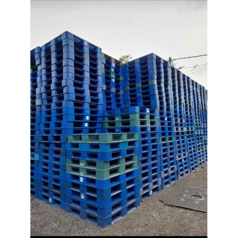 

palet plastik biru 8 uk.110x110x15.cm