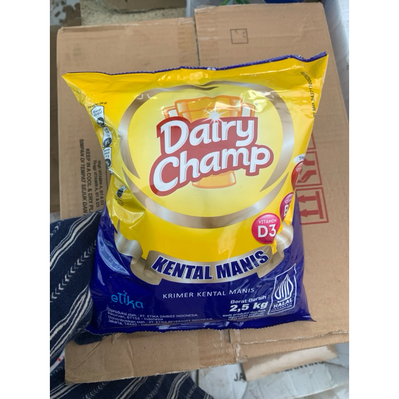 

DAIRY CHAMP SUSU KENTAL MANIS KEMASAN BAG 2,5KG