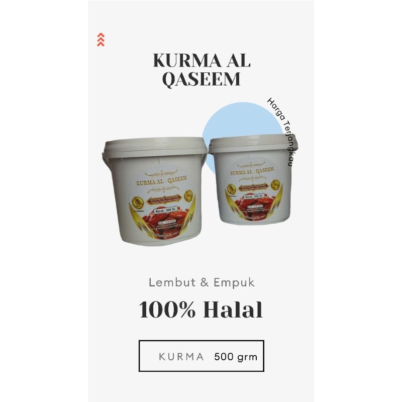 

KURMA AL QASEEM 500 gram [EMBER]