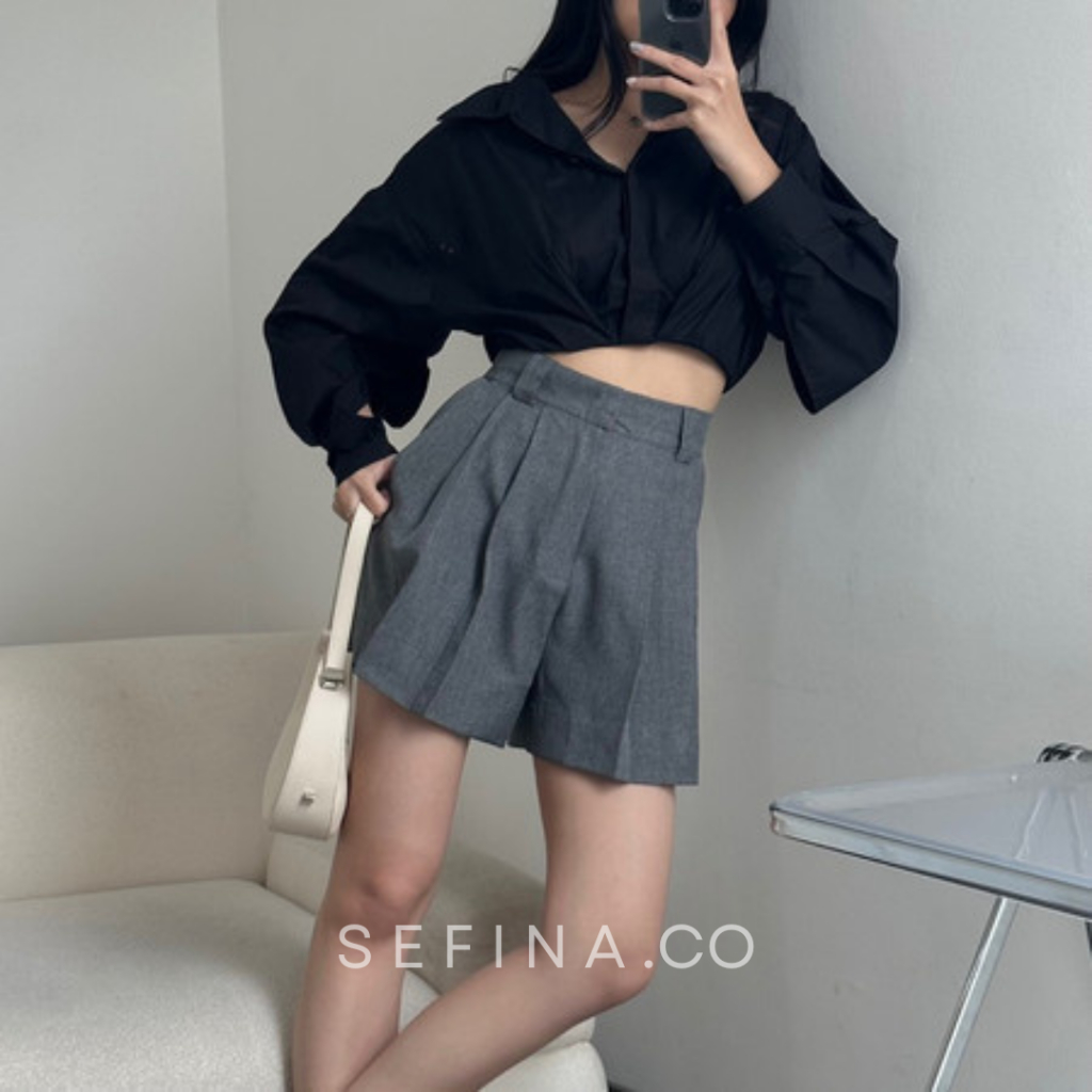Celana Pendek Wanita Cewek Fashion Korea
