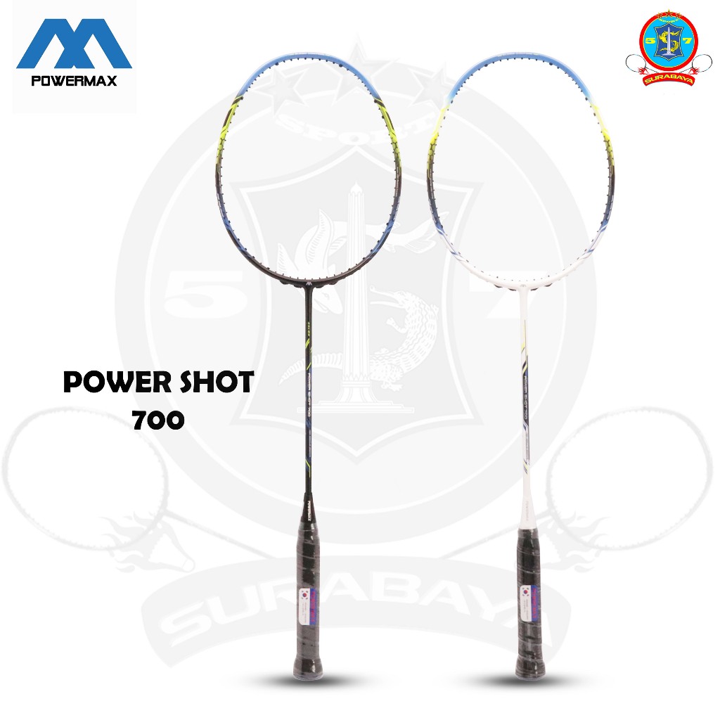Raket Badminton Powermax Power Shot 700 Bonus Senar