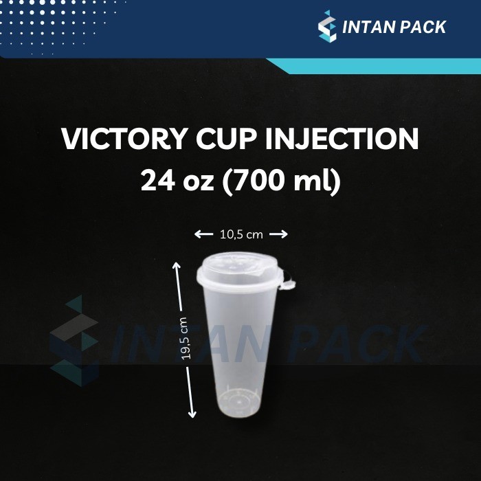 Lid Tutup Cup Injection 24 oz Victory (isi 25 pcs)