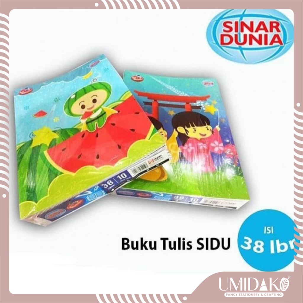 

[UMIDAKO] BUKU TULIS SIDU 38 / BUKU TULIS SIDU ISI 38 LEMBAR